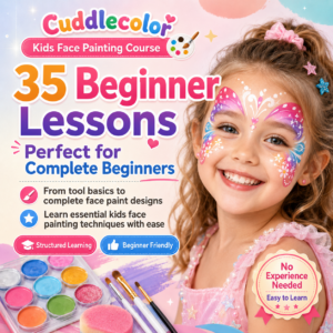 Basic Face Painting Techniques Course for Beginners (35 Class Hours) — Cuddlecolor Tutorial