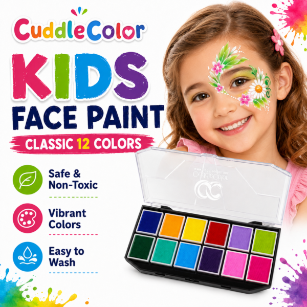 cuddlecolor   Classic 12-Color Face Painting Palette
