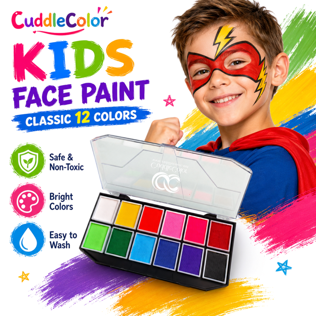 cuddlecolor   Classic 12-Color Face Painting Palette