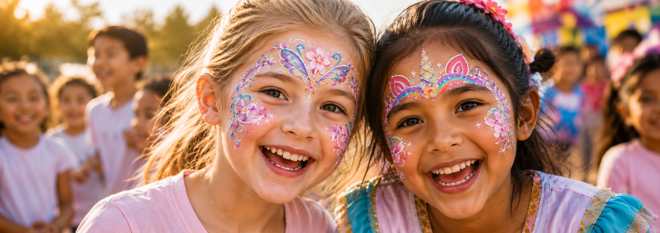 Face painting service moment