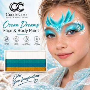 Cuddlecolor   Mermaid Treasure Face Paint