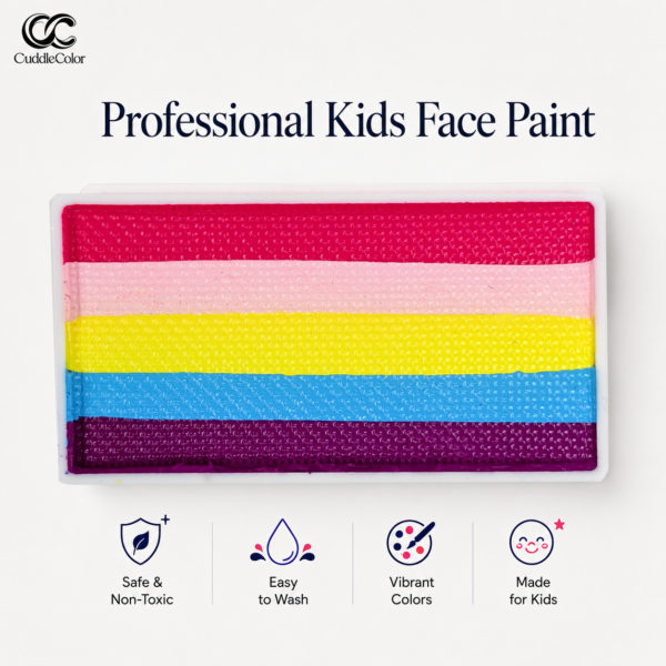 Cuddlecolor  Bubblegum Rainbow Face Paint