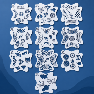 Face Painting Stencil Set (10 Sheets)