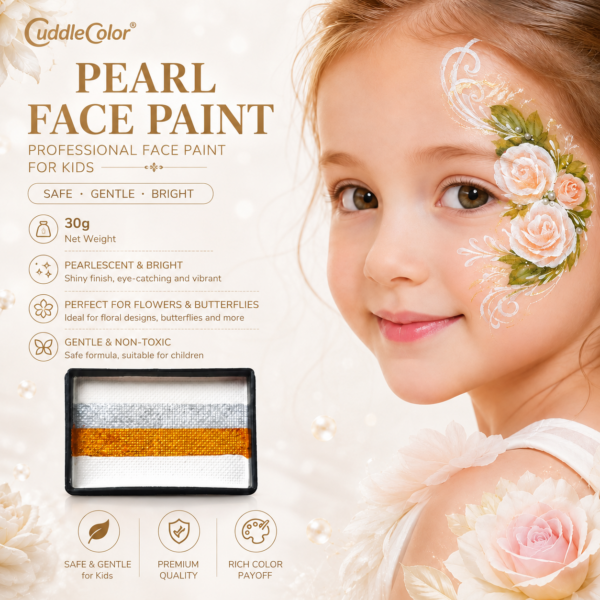 CuddleColor Golden Pearl Split Cake Face Paint
