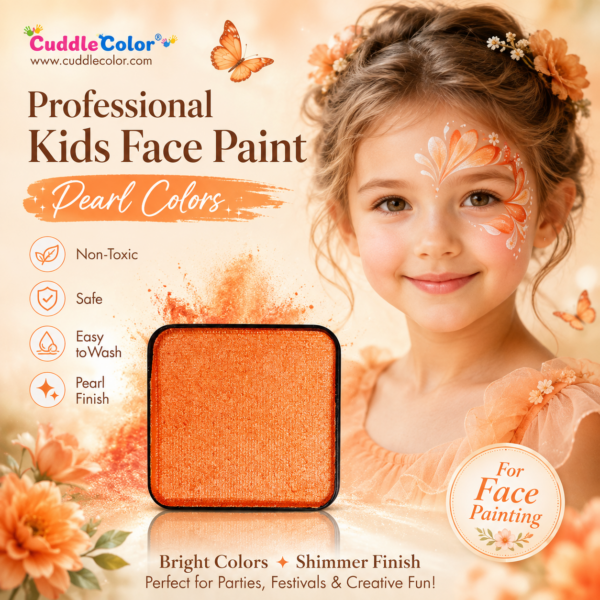 Cuddlecolor — Solid Pearlescent Light Orange