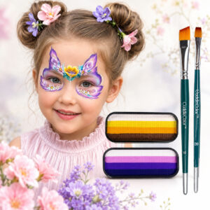 CuddleColor  Children's Butterfly Face Painting Kit