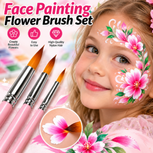 CuddleColor Professional Face Painting Pens – Petal Brushes (3-Pack)