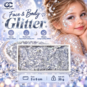 CuddleColor Glitter Pink Moonlight Stardust— Suitable for face and body